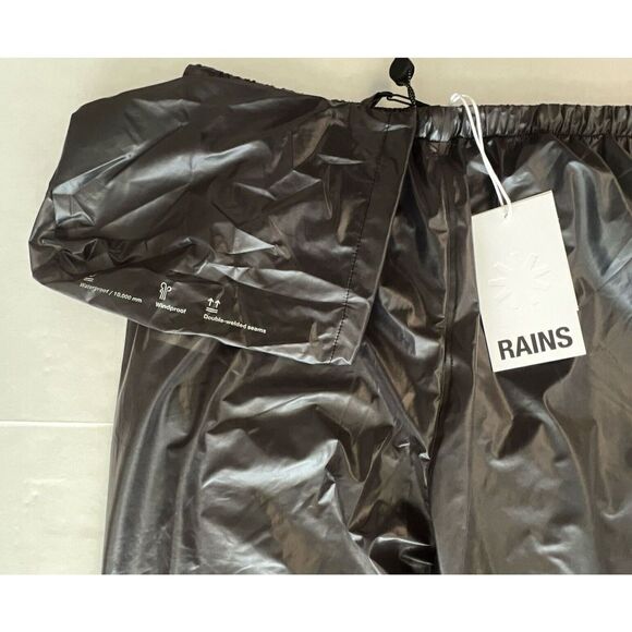 RAINS Men Sz XL Ultralight Waterproof Packable Pants Carrying Case Sold Out - Picture 5 of 16